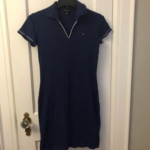 Navy Tommy Hilfiger polo dress